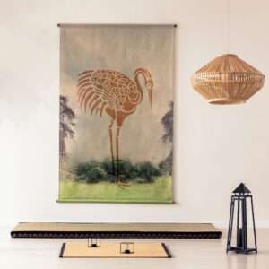 Reusable Plastic Stencil // STANDING CRANE