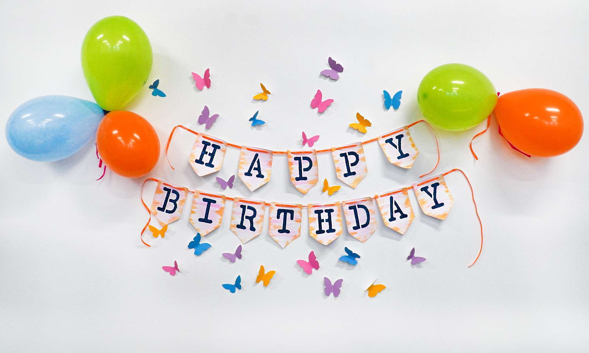 Birthday garland
