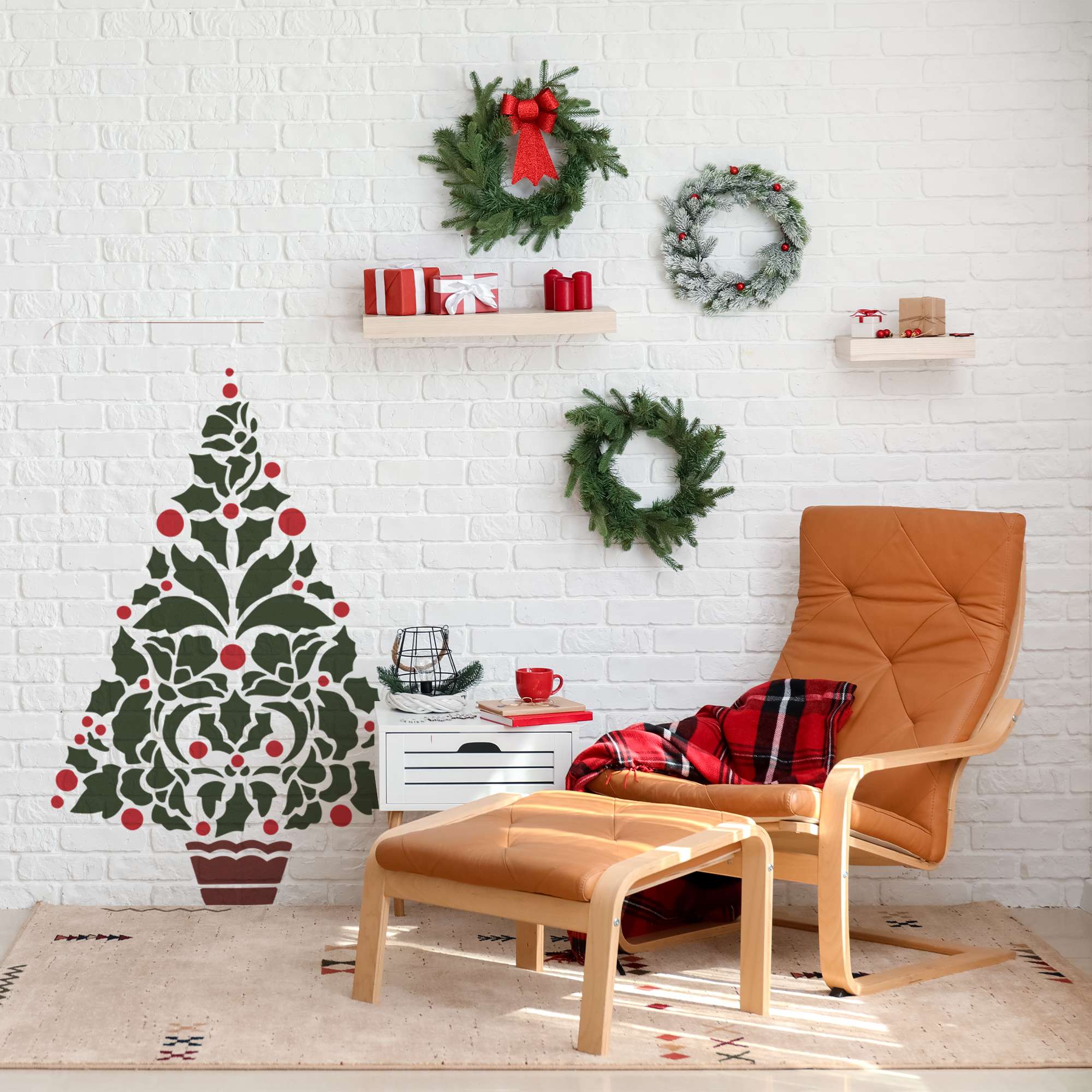 4 Idei pentru decorațiuni de Crăciun cu șabloane 4 Idei pentru decorațiuni de Crăciun cu șabloane