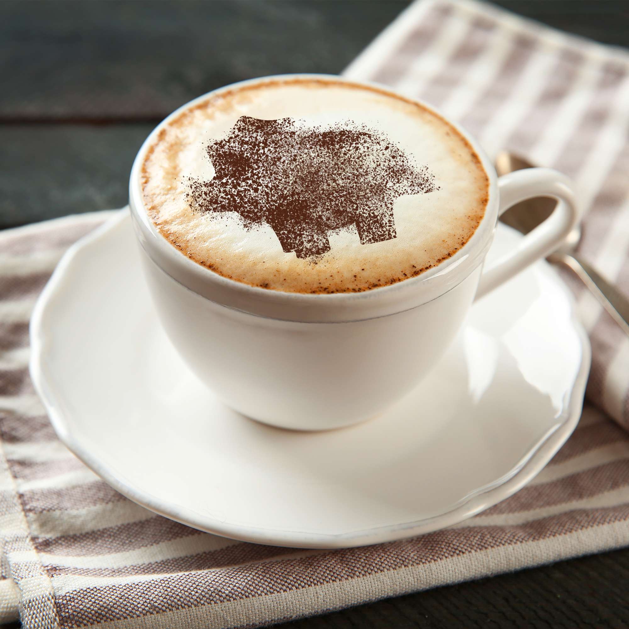 Cafea și Biscuiți Decorare Șabloane (14 buc.) // DINOZAURI Cafea și Biscuiți Decorare Șabloane (14 buc.) // DINOZAURI