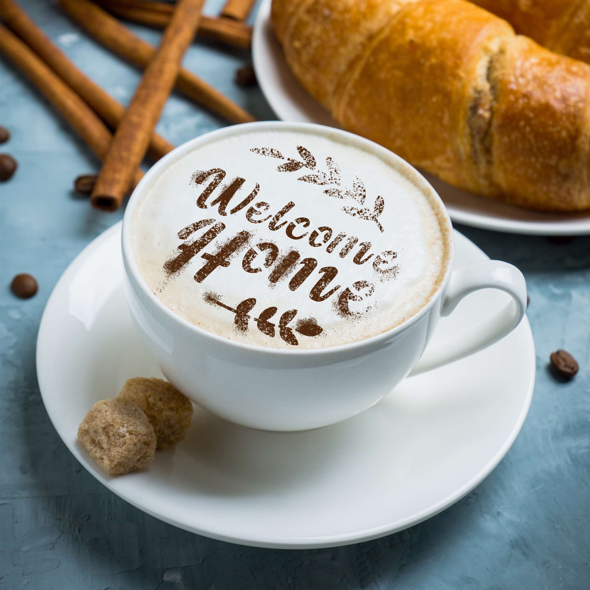 Cafea și Biscuiți Decorare Șabloane (14 buc.) // FAMILIE Cafea și Biscuiți Decorare Șabloane (14 buc.) // FAMILIE