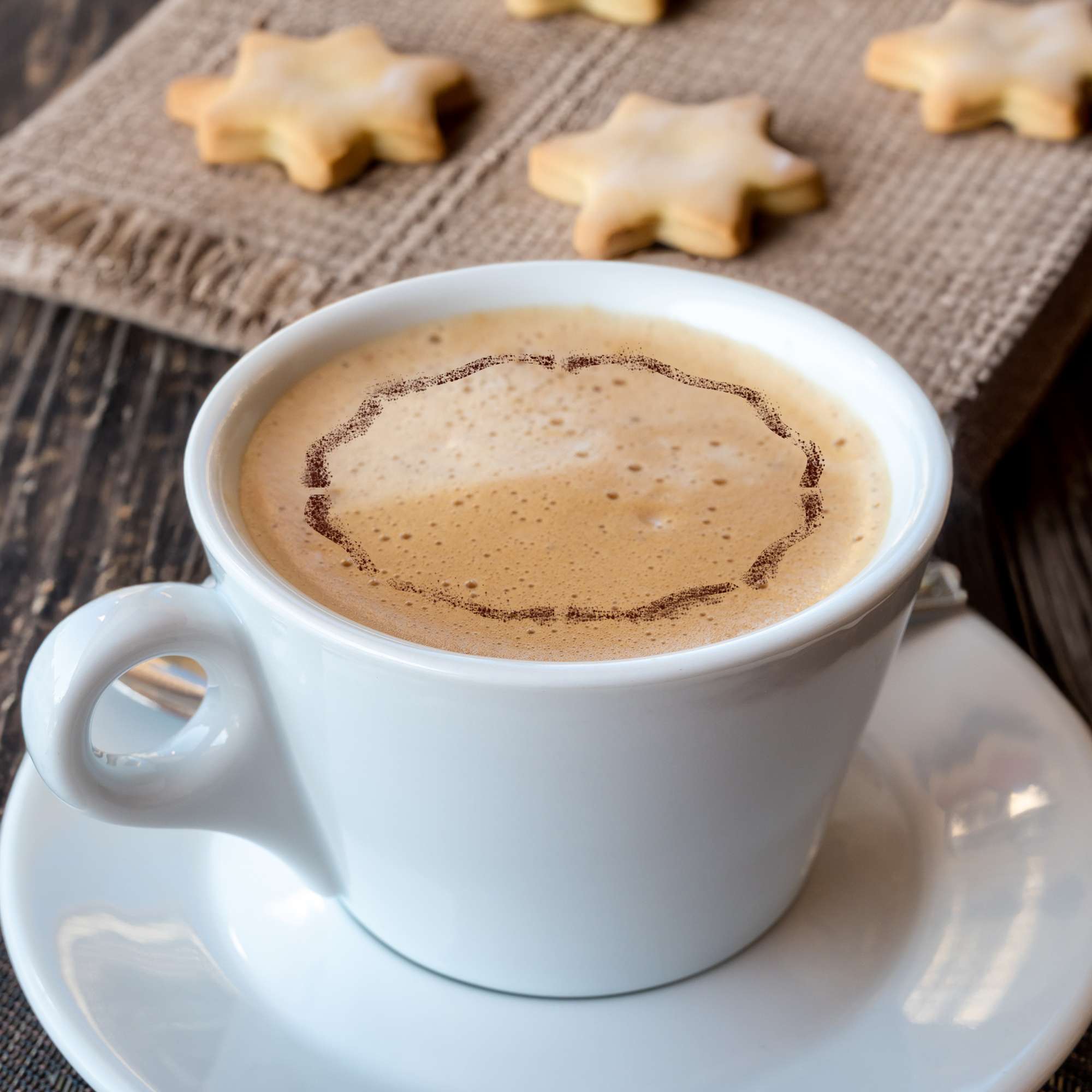 Cafea și Biscuiți Decorare Șabloane (14 buc.) // CERCURI Cafea și Biscuiți Decorare Șabloane (14 buc.) // CERCURI