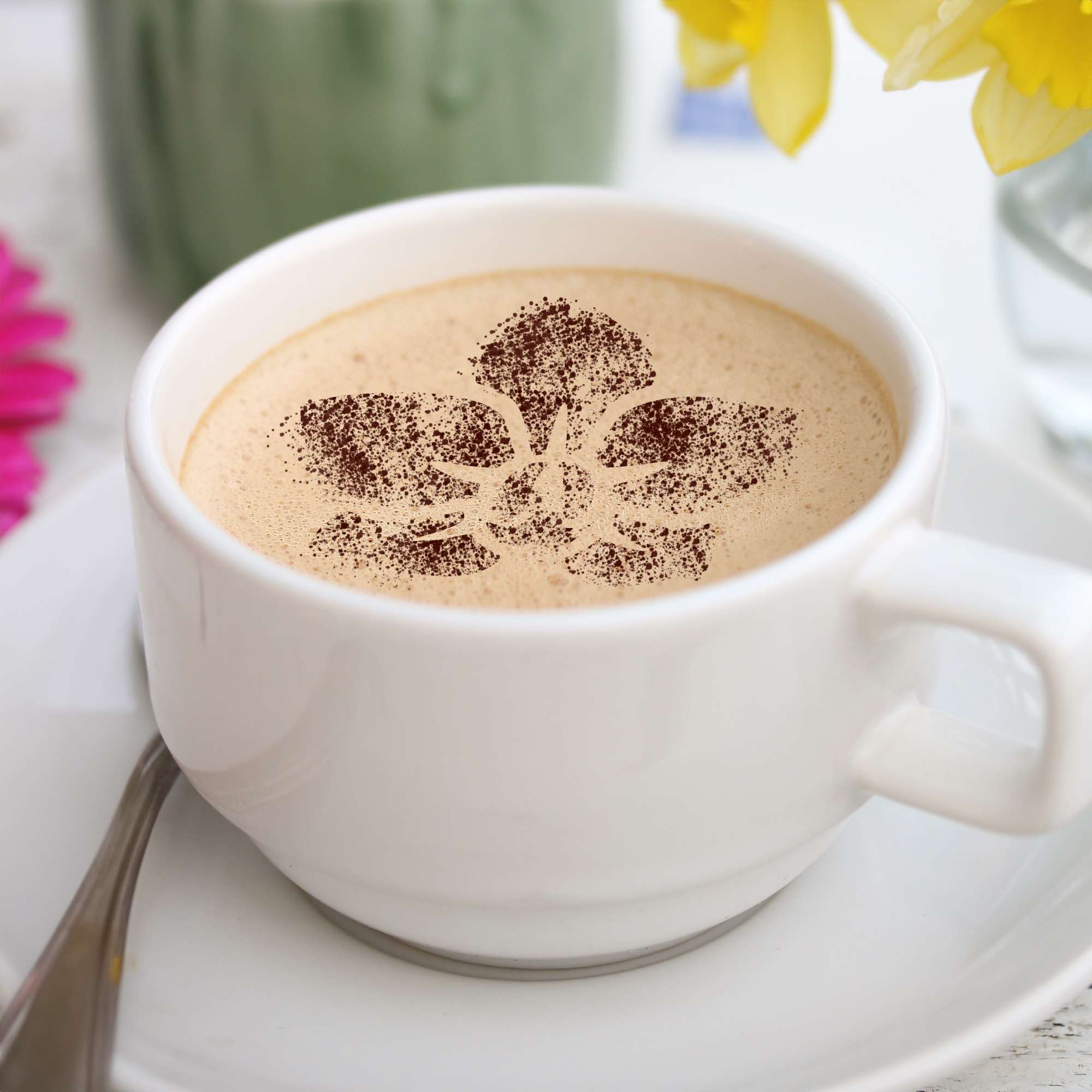 Cafea și Biscuiți Decorare Șabloane (14 buc.) // FLORI Cafea și Biscuiți Decorare Șabloane (14 buc.) // FLORI