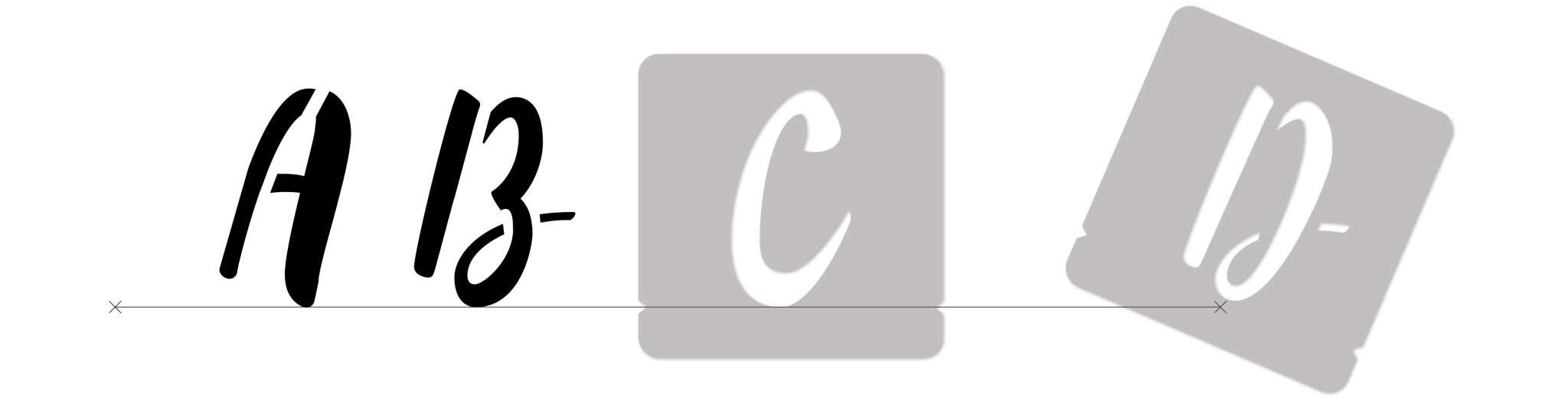 șabloane de pictură // LITERE & NUMERE // SCRIERE MANUALĂ Capital // Set 42 buc. șabloane de pictură // LITERE & NUMERE // SCRIERE MANUALĂ Capital // Set 42 buc.