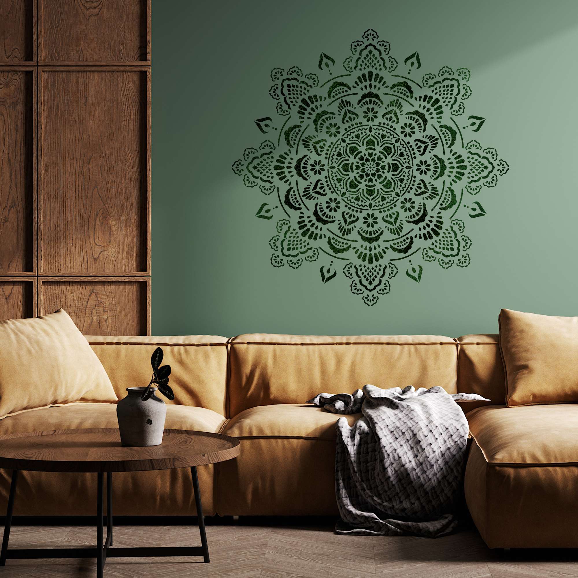 Șablon de pictură // MANDALA BOHO Șablon de pictură // MANDALA BOHO