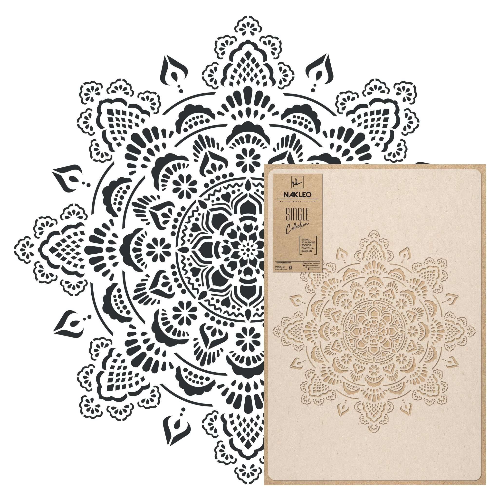 Șablon de pictură // MANDALA BOHO Șablon de pictură // MANDALA BOHO