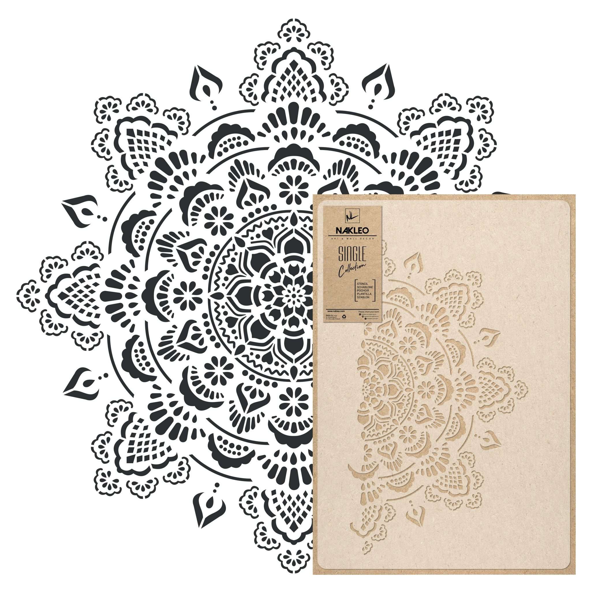 Șablon de pictură // MANDALA BOHO Șablon de pictură // MANDALA BOHO