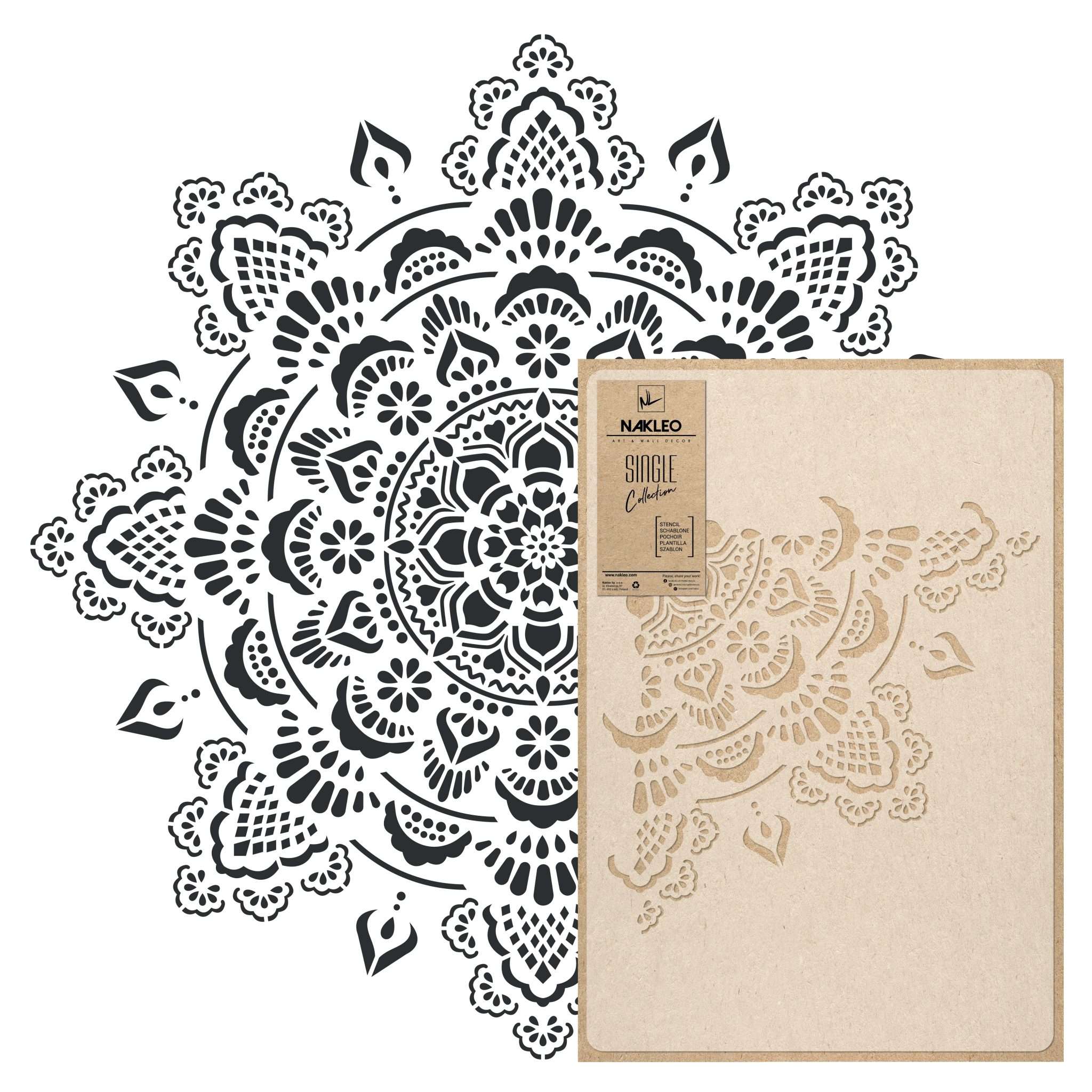 Șablon de pictură // MANDALA BOHO Șablon de pictură // MANDALA BOHO