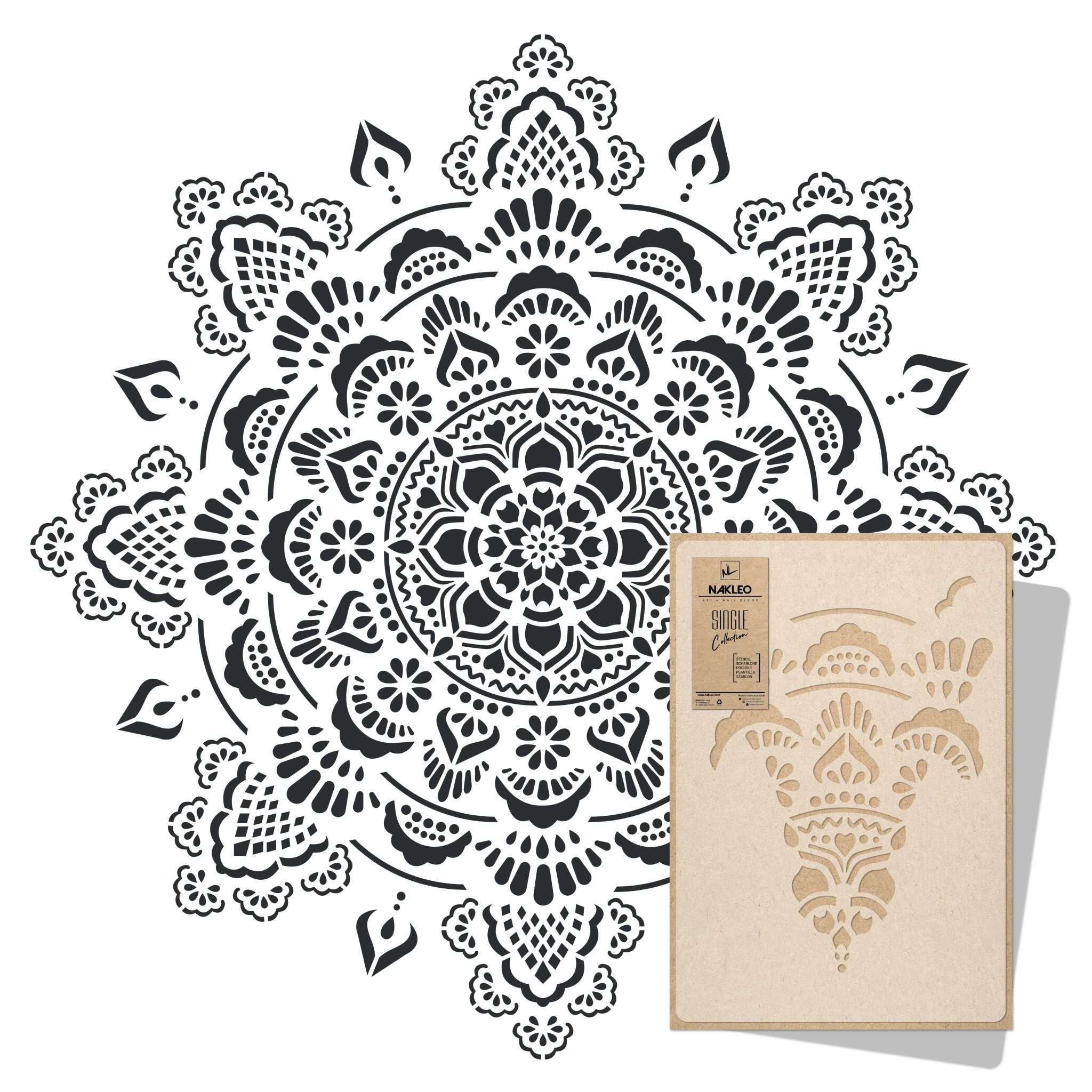 Șablon de pictură // MANDALA BOHO Șablon de pictură // MANDALA BOHO