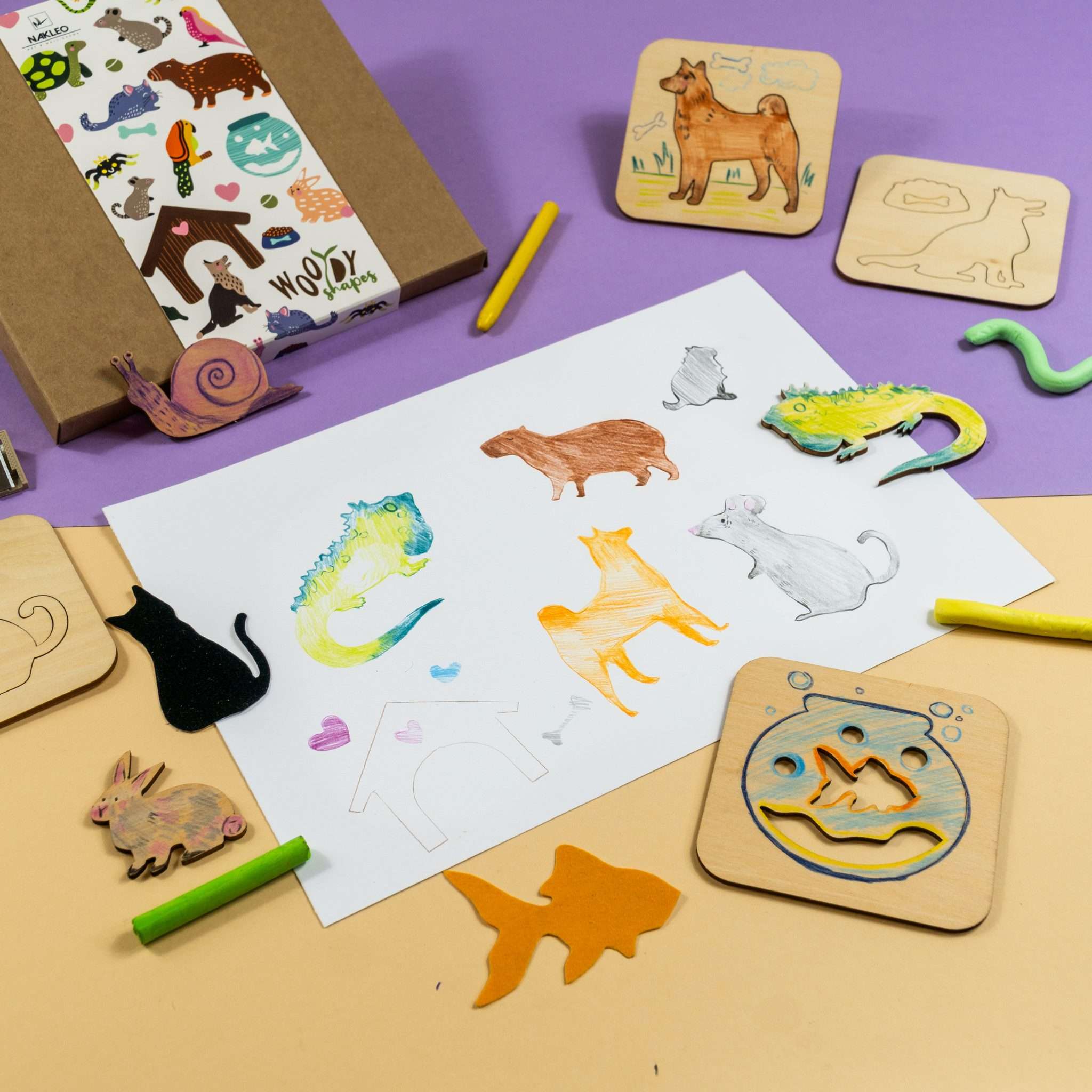 Metoda Montessori – Șabloanele Nakleo pentru învățarea copiilor Metoda Montessori – Șabloanele Nakleo pentru învățarea copiilor